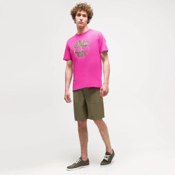 Timberland SS Tree Logo Camo Tee - pink