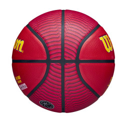 Wilson Nba Player Icon Outdoor Basketball Trae Young Red (Sz. 7)