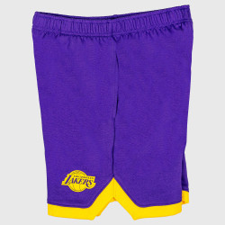 Detské šortky Outerstuff NBA Sensational Score Fleece Short Los Angeles Lakers fialové