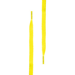 Tubelaces White Flat neonyellow 120cm