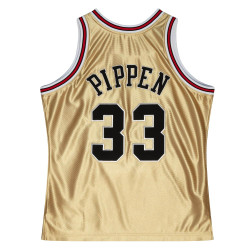 Mitchell & Ness 75th NBA Anniversary Gold Swingman Jersey CHICAGO BULLS SCOTTY PIPPEN Gold