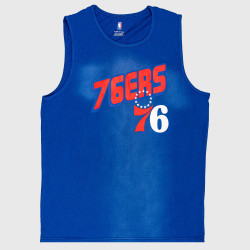Detské tielko OUTERSTUFF NBA RIDE THE TIDE TANK TOP PHILADELPHIA 76ERS modré