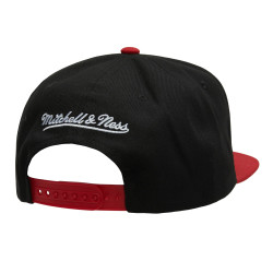 Mitchell & Ness Logo Bill Snapback Hwc Miami Heat Black / Red