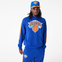 New Era NBA New York Knicks NBA Colour Block Blue Pullover Hoodie Blue