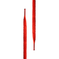 Tubelaces White Flat red 120cm