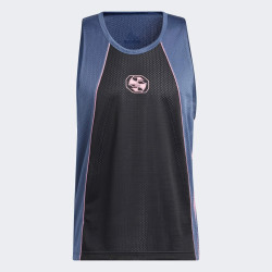Adidas Men Worldwide Hoops Creator 365 Tank Top Black/Blue