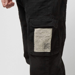 Karl Kani KK Rubber Signature Cargo Pants black