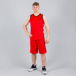 Basketbalová súprava (dres + trenírky) Peak Basketball Uniforms červerná