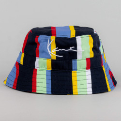 Karl Kani KK Signature Stripe Bucket Hat multicolor