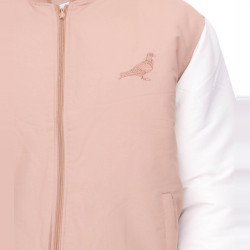 Pánska obojstranná bomber bunda STAPLE Broadway Reversible maskáčová/béžová