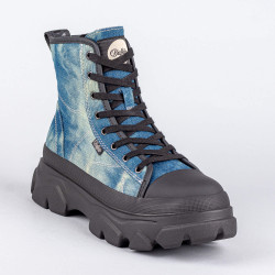 Buffalo Cade Lace Up Hi Blue