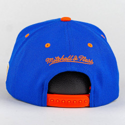 Šiltovka Mitchell & Ness New York Knicks Team Arch Snapback modrá/oranžová