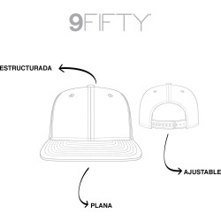 New Era Nba Tip Off 2023 Golden State Pistons Gray 9Fifty Cap Grey