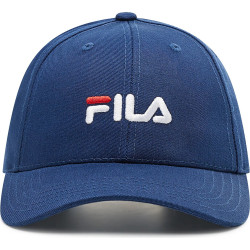 Fila BRASOV 6 panel cap with linear logo - strap back Medieval Blue