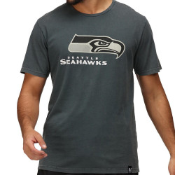Re:Covered NFL Monochrome Logo T-Shirt Seattle Seahawks Washed Black