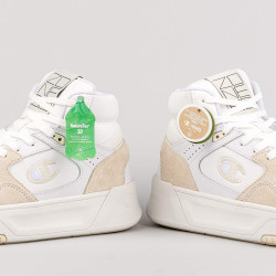 Champion Mid Cut Shoe Z80 Hi Platform Sl White