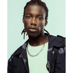 Grimey Wear Back At You Cuban Link Necklace Silver
