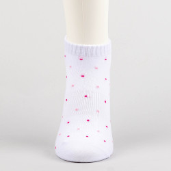 Peak Low Cut Socks White