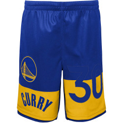 Outer Stuff Pandemonium N&N Short Golden State Warriors Stephen Curry Blue/Yellow