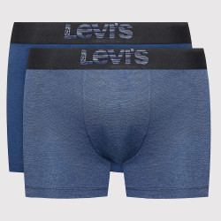 Levis Men Optical Illusion Boxer Brief Organic Co Dark Blue Combo