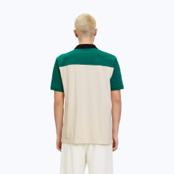 Fila LIANSHAN blocked polo shirt Antique White-Aventurine