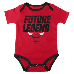 OUTER STUFF NBA BANK SHOT 3PC HOODIE SHORT CRE CHICAGO BULLS Red/Black/Grey