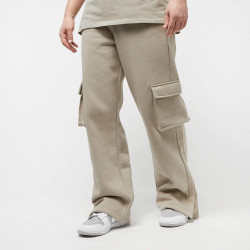 Sean John SJ Script Logo Peached Slit Sweatpants - sand