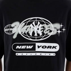 Tričko NEW ERA New York Yankees MLB Logo Graphic Black Oversized T-Shirt čierne