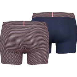 Levis Men Offbeat Stripe Boxer Brief Org Co 2P Pink Combo