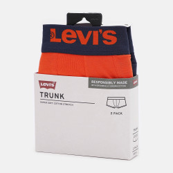 Levis Men Solid Basic Trunk Organic Co 2P Mandarin Red