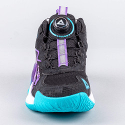 Detské basketbalové tenisky Peak Kids Basketball Shoes Disc Ultralight Black/Lakers Purple