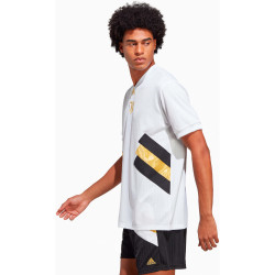 Adidas Men Juventus Icon Jersey White/Black/Gold
