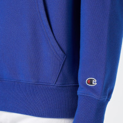 Champion retrò resort Knitted hooded sweatshirt - blue