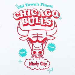 Mitchell & Ness NBA Merch Take Out Tee Chicago Bulls White