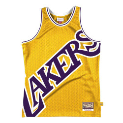 Mitchell & Ness NBA BIG FACE JERSEY 2.0 - 8-20 (PRE DETI 8-20 ROKOV) LOS ANGELES LAKERS YELLOW