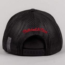 Mitchell & Ness NBA Billboard Trucker Snapback Hwc Miami Heat Black