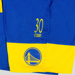 OUTER STUFF NBA PURE SHOOTER SHORT GOLDEN STATE WARRIORS CURRY STEPHEN BLUE/YELLOW