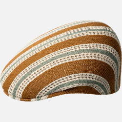 Baretka KANGOL® RESORT STRIPE 504 hnedá