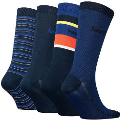 Levis Giftbox Reg Cut Stripe 4P Blue Combo