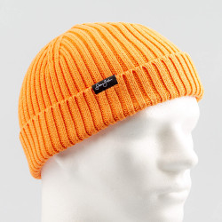 Sean John Script Flag Label Short Beanie
