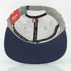Kreem smoke more weed snapback cap light grey