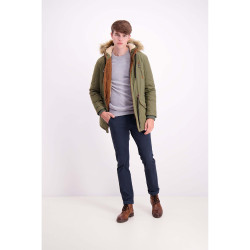 Shine Original Taequin Parka With Faux Fur Army
