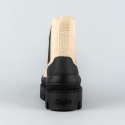 Buffalo Raven Chelsea Cream/Black