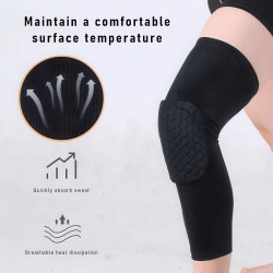 Predĺžený chránič kolena Peak Knee Protector červený