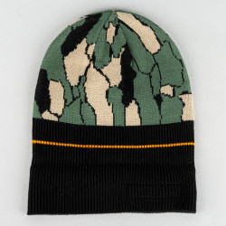 Timberland Bark Camo Knit Beanie Balsam Green