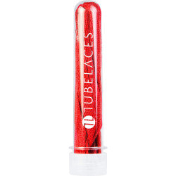 Tubelaces White Flat red 120cm