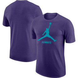 Jordan Nba Nk Essential Jordan Ss Tee - 8-20 Charlotte Hornets Purple