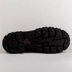 Buffalo Aspha Lace Up Hi Black Rainbow (Vegan Nappa)
