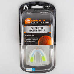 Chránič zubov Shock Doctor SuperFit Basketball Mouthguard clear