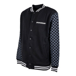 Sprayground Checkered Varsity Grey/Black